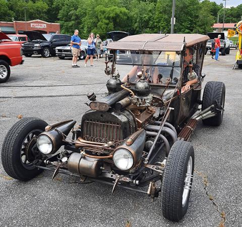 Photos by Bill Belian/Contributing Photographer  This 1923 Model T, owned by Keith and Cathy Wagner, was a head-turner during the Aug. 13 car show in Andrews.