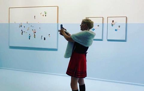 Columnist Abigail Hickman in a South Africa museum breaking all the rules.