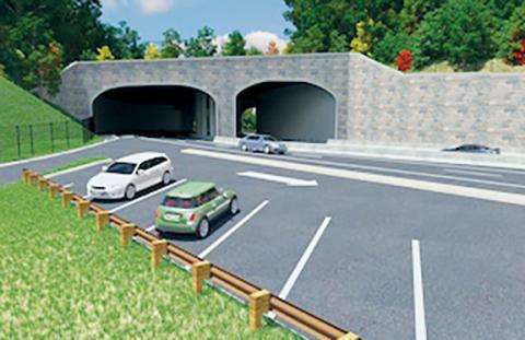 One of the features of the planned Corridor K expansion is a 270-foot-wide land bridge at Stecoah Gap, which will allow wildlife and hikers alike on the intersecting Appalachian Trail to traverse over N.C. 28 without traffic interference.