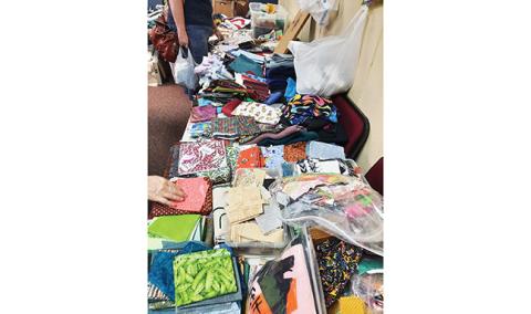 There was no shortage of supplies for crafters to look through at the Murphy Public Library’s annual Arts & Crafts Supply Sale.