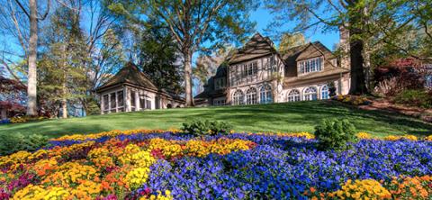 The Manor House is a highlight of Gibbs Gardens in Ball Ground, Ga. 