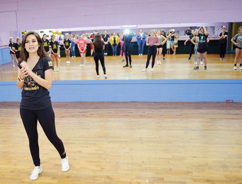 Murphy native and former Baltimore Ravens cheerleader Sheridan led a workshop at Murphy School of Dance on Aug. 3-4.