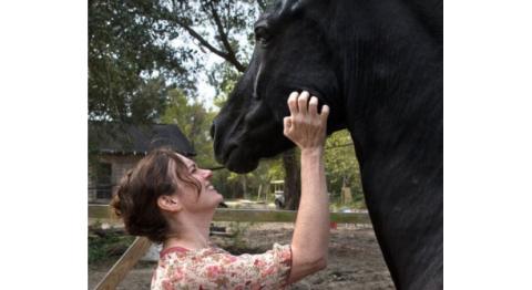 Robbi Pounds and her horse, Percy Walker, survived an encounter with a poisonous copperhead snake last month while patrolling woods near her Cherokee County home.