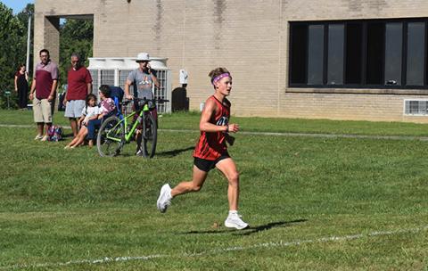 Photos by Justin Fitzgerald/sports@cherokeescout.com Andrews’ O’Malley Salinas and Tri-County’s Fern Crayton are already the top runners in the county as freshmen.