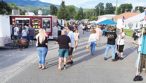 Photos by Anngee Quinones-Belian/Staff Correspondent Lots of locals and visitors came out for the final Food Truck Friday event of the year at Hall Memorial Park in Andrews.
