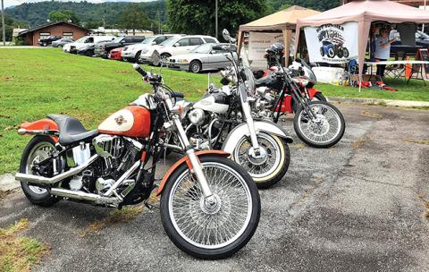 Motorcycles were also on display during the Hot Summer Nights auto show on Aug. 13 in Andrews. The fundraiser by Veterans of Foreign Wars Post 7620 included 73 different types of vehicles. Check out the article in the Aug. 24 edition of the Cherokee Scout.