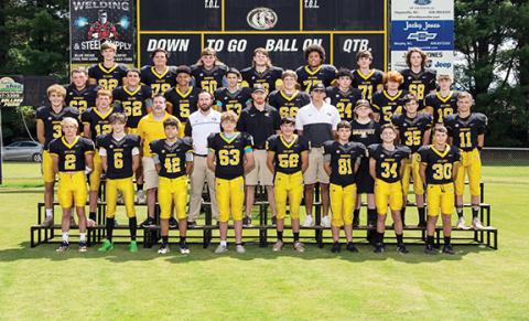 The Murphy junior varsity football team won a share of the Smoky Mountain Conference title this fall, along with Robbinsville and Swain County.