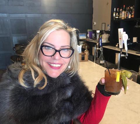 Abigail Blythe Batton toasts the parting of the Red Sea with a Bloody Mary.