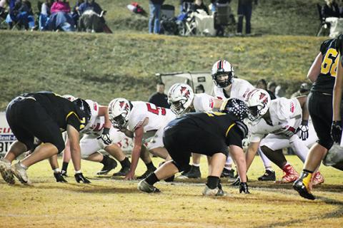 Justin Fitzgerald/sports@cherokeescout.com Andrews beat Murphy three weeks ago to win the Smoky Mountain Conference title. More is at stake this Friday. 