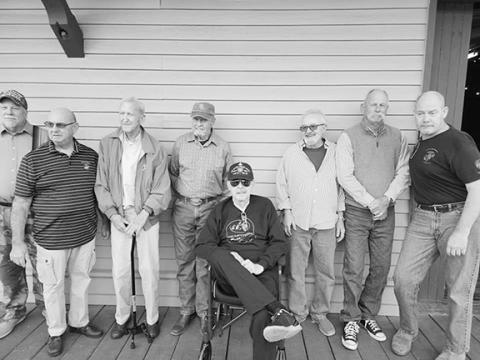 Above: Purple Heart recipients were honored in a private ceremony on Nov. 10 in Murphy. Not pictured is Oscar Valdes. 