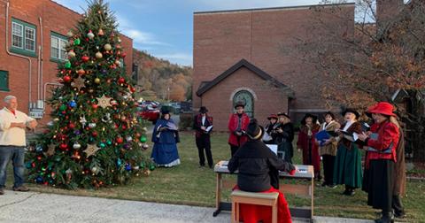 Terry Gribble/Contributing Photographer Victorian Carolers are an annual favorite in downtown Andrews.