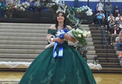 Justin Fitzgerald/sports@cherokeescout.com Hiwassee Dam High School senior Kristen Mason was named Hiwassee Dam’s 2022-23 Homecoming Queen during the annual ceremony, which took place Friday. 