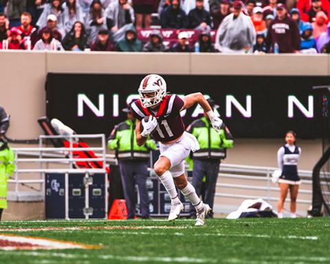 Serena Rodriguez/Virginia Tech Athletics Andrews native Tucker Holloway was named an All-Atlantic Coast Conference honorable mention for his performance as a punt returner for Virginia Tech this fall.