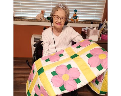 Photos by Anngee Quinones-Belian/Staff Correspondent  Wanda Kephart, who grew up in Hanging Dog, has made 200 hand-stitched quilts in her lifetime. 