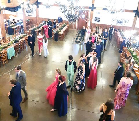 Photos by Bill Belian/Contributing Photographer  McGuire’s Millrace Farm in Peachtree was beautifully decorated as the location for the Tri-State Homeschool Prom on April 1. 