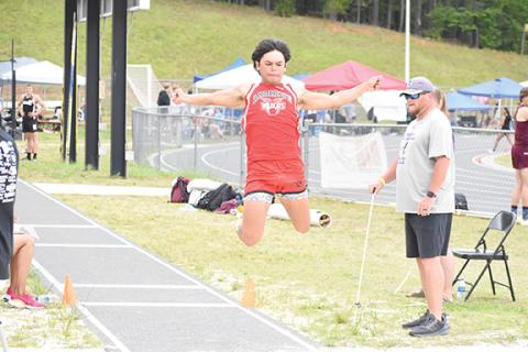 Kevin Hensley/editor@grahamstar.com Andrews sophomore Kegan Ellis is one of 15 local student-athletes who will compete in the N.C. High School Athletic Association class 1A Track & Field State Championship at N.C. A&T on Friday.
