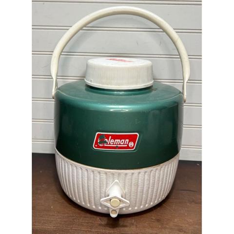 The trusted Coleman cooler slaked our thirst and cooled our hot blood after long walks in the forest.