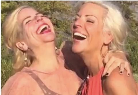 Guess who? Columnist Abigail Blythe Batton and her twin sister, Kerri Watson, enjoy a moment together.