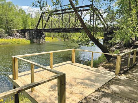 Kephart Construction Co. has completed improvements to the Murphy River Walk.