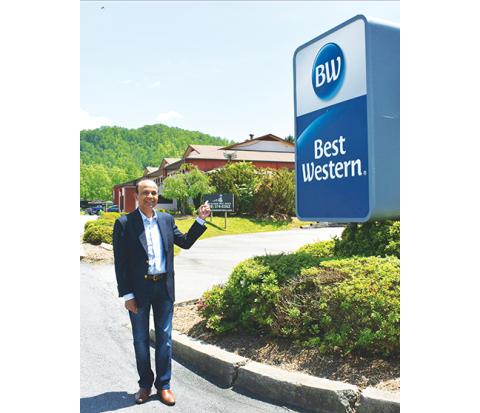 Photos by Bill Belian/Contributing Photographer  Ulkesh Desai thanks the community for their support. Saturday marks 25 years of owning the Best Western.