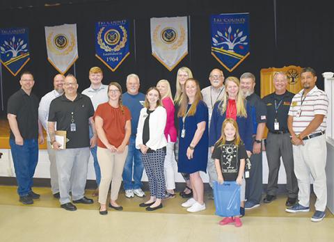 Many different organizations and businesses came together to assist veterans with their benefits at Tri-County Community College on June 14.