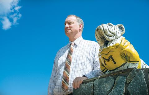 Tom Graham after he was named principal of Murphy High School in September 2016.