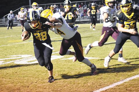 Photos by Justin Fitzgerald/sports@cherokeescout.com Murphy’s Hunter Stalcup is ready for more after rushing for 2,000 yards last season.
