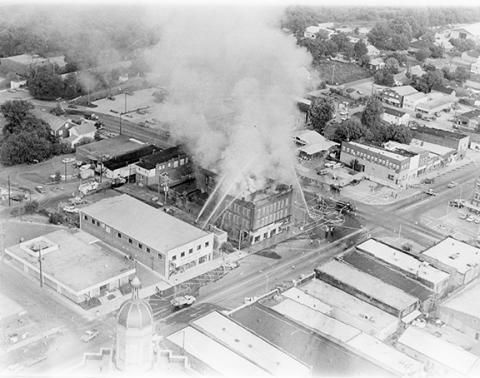 The fire at The Regal Hotel was one of the most damaging ever seen in Murphy.