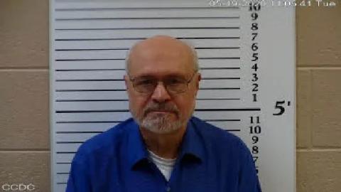 Ronald Lindsay as shown in his booking mugshot.