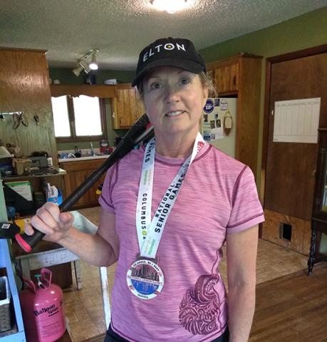 Local resident Lisa Sellers picked up a bronze medal at the National Senior Games this summer.
