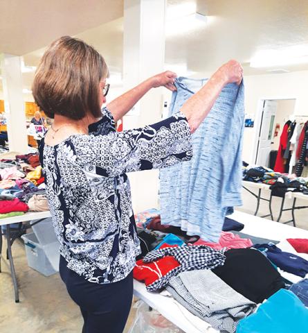 Great deals were just part of the reason people came to the Dignity Clothing Awareness Event at MountainView Church on July 30. The sale was to raise money for the Good Ground transition home, which will be located in Andrews, for women who have experienced trauma.
