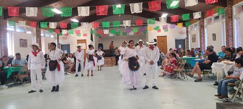 Photos by Nicole Wright/Staff Correspondent Holy Redeemer Catholic Church sponsored Fiesta Latina on Saturday at the Andrews Community Center, celebrating the independence of Mexico and Central America.