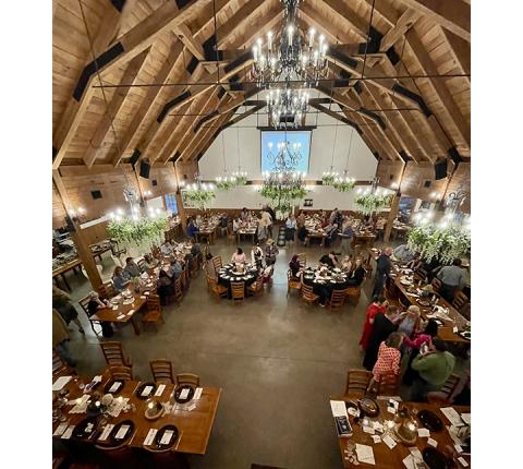 Randy Foster/editor@cherokeescout.com McGuire’s Millrace Farm hosted Thursday night’s annual chamber dinner meeting.