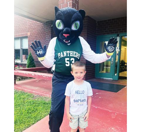 Kindergartener Beau Bateman.