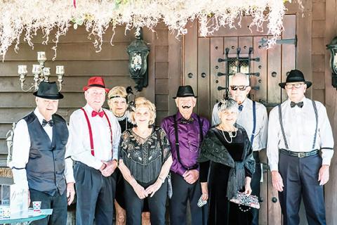 Photos by Sam Jokich/Staff Correspondent Big Brothers Big Sisters of Cherokee County held a special fundraiser, The Roaring ’20s, on Sept. 30 at McGuire’s Millrace Farm in Peachtree. Playing dress-up while having a great time raised money to help the program providing more mentors for local children.