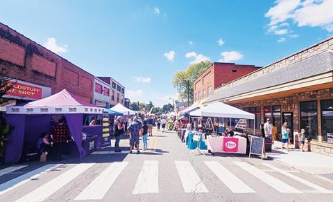 Nicole Wright/Staff Correspondent Downtown was the place to be Saturday morning and afternoon during the Andrews Chamber of Commerce’s yearly Oktoberfest celebration on Main Street.