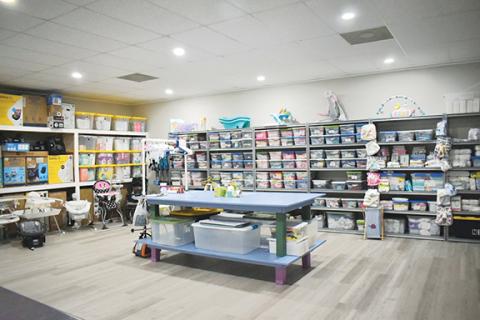 Bill Belian/Contributing Photographer  Joseph’s Store House offers expecting mothers numerous items to choose from for their new baby at the Pregnancy & Parenting Center of Murphy.