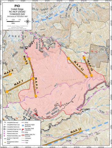 Fire map