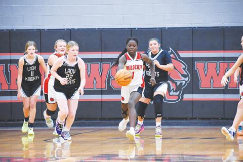 Photos by Kevin Hensley/The Graham Star: Andrews Middle School players had their moments on Nov. 16, but Robbinsville Middle School ultimately prevailed 30-28.