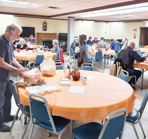 Anngee Quinones-Belian/Staff Correspondent  Folks came out to support a fundraiser at First United Methodist Church of Murphy that was put on Nov. 11 by the Cherokee County United Methodist Men’s Fellowship. The annual all-you-can-eat chili supper raised money for several local organizations.