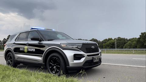 If you see this in your rearview mirror while driving too fast or recklessly on state highways over the holidays, it’s too late.