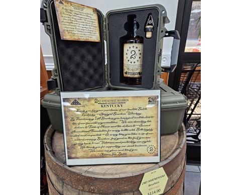 The liquor industry getting in on the Second Amendment with whiskey in a gun case. What will they think of next?