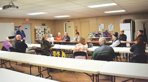 Bill Belian/Contributing Photographer  A gathering of community members and leaders, who wanted to start the ball rolling for a proposed youth center in Cherokee County, met at the N.C. Cooperative Extension office on Jan. 9 to begin the lengthy process of planning a center geared to benefit the county’s younger residents.