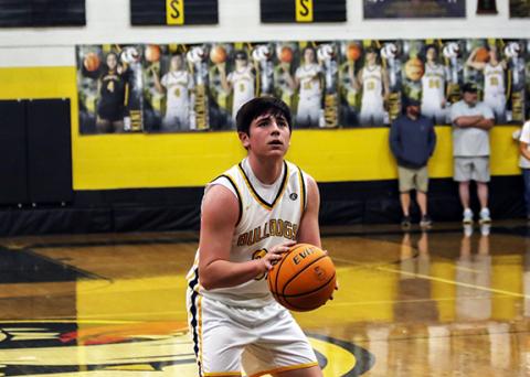 Cannon Crompton/sports@cherokeescout.com Murphy’s Will Joiner takes a free throw against Cherokee on Jan. 23.