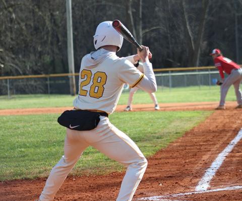 J.R. Carroll/Staff Correspondent Murphy’s Hunter Stalcup at the plate against Franklin on March 19.