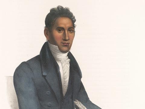 John Ridge, son of Major Ridge, served as an interpreter for most of the Cherokee delegations in Washington opposing the removal. 