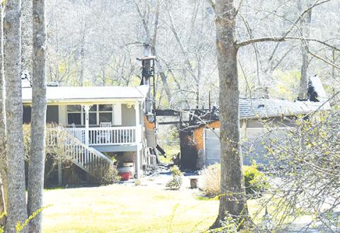 Anngee Quinones-Belian/Staff Correspondent Two people were killed in a house fire on March 27 at 134 Preserve Road. The names of the victims could not be confirmed by the Cherokee Scout’s press time Tuesday.