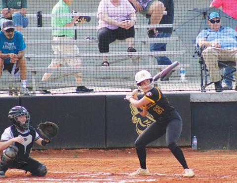 J.R. Carroll/Staff Correspondent Murphy’s Sanio Wilson steps to the plate against Hayesville on April 19.