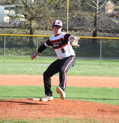 Kevin Hensley/Graham Star Aiden Garrett pitches against Robbinsville on April 5.