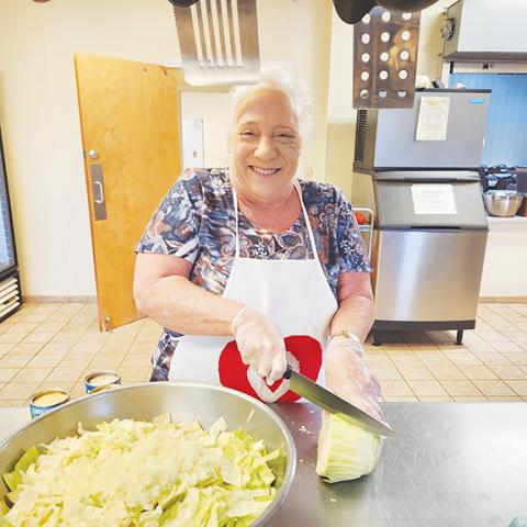 Paulette Smithmeyer learned to help people early in life as part of her upbringing. She spends much of her time as president/secretary with American Legion Auxiliary Unit 96.